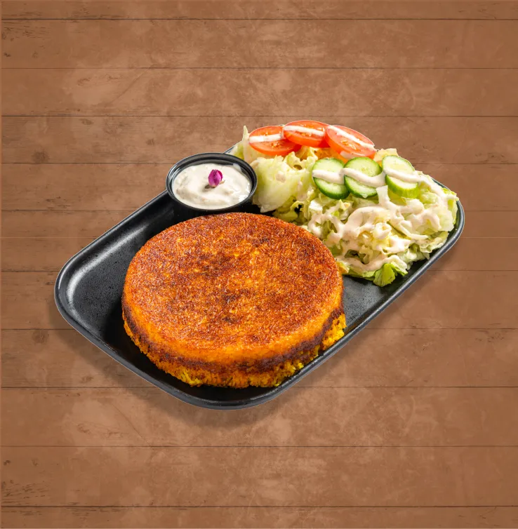 ته چین گوشت و بادمجان (2)